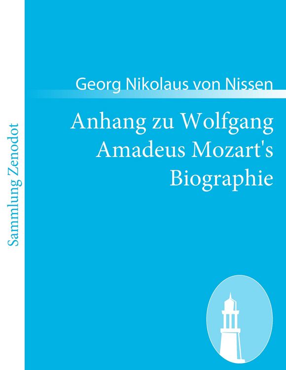 Produktbild: Anhang zu Wolfgang Amadeus Mozart's Biographie