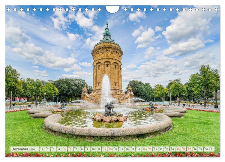 Produktbild: Mannheim Impressionen (Wandkalender 2026 DIN A4 quer), CALVENDO Monatskalender