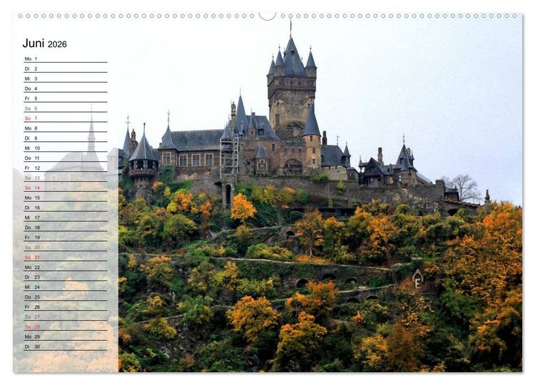Produktbild: An der wundersch&ouml;nen Mosel (hochwertiger Premium Wandkalender 2026 DIN A2 quer), Kunstdruck in Hochglanz