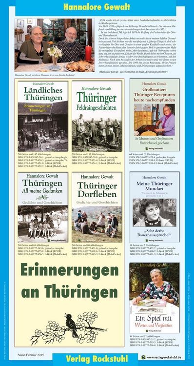 Produktbild: Hannalore Gewalt &ndash; Th&uuml;ringer Dorfleben