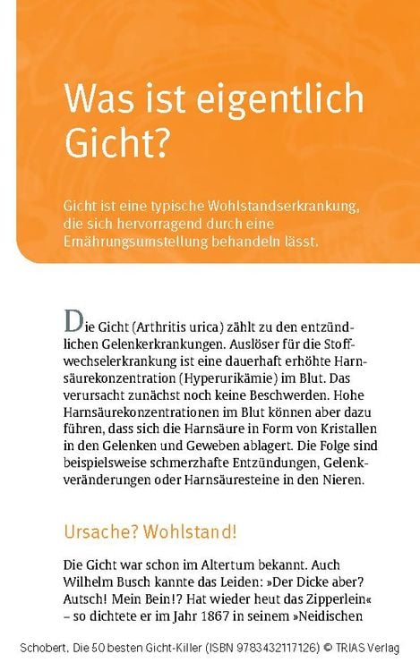 Die 50 besten Gicht-Killer