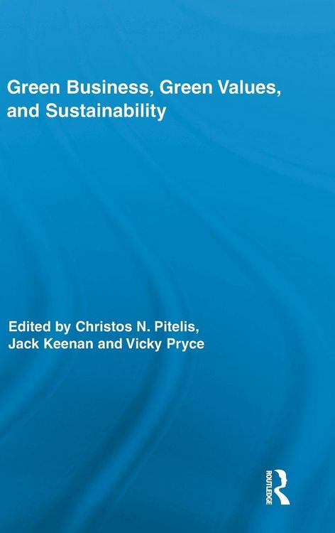 Produktbild: Green Business, Green Values, and Sustainability