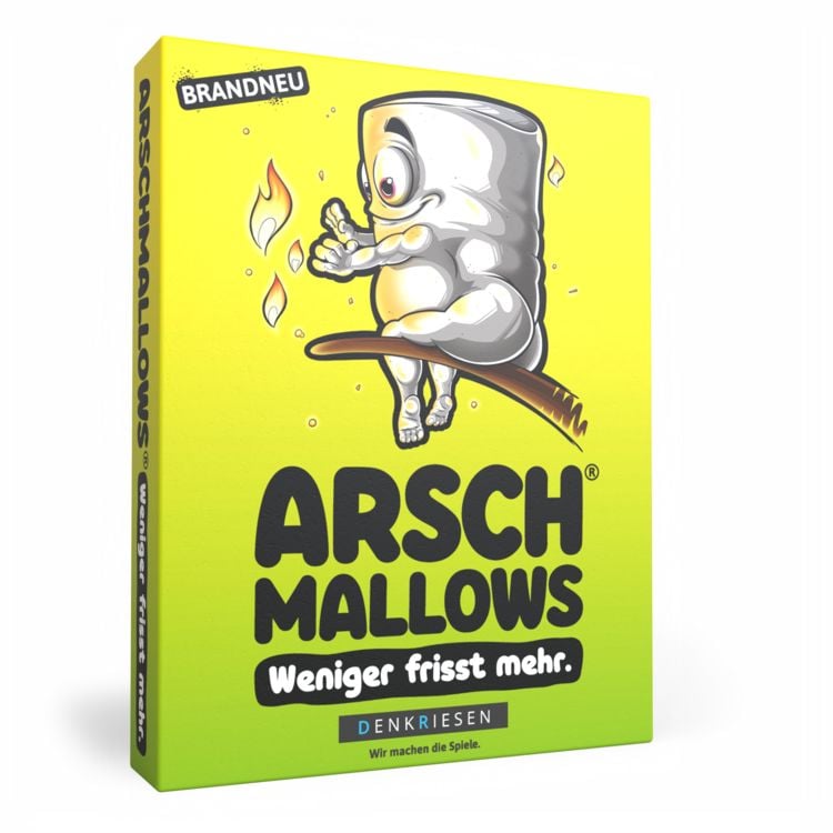 Produktbild: DENKRIESEN - ARSCHMALLOWS&reg; &ndash; "Weniger frisst mehr." | Boxverpackung