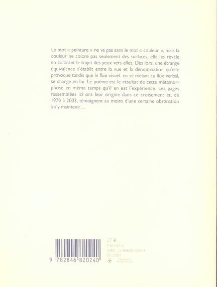 Produktbild: Les yeux dans la couleur