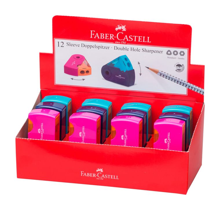 Produktbild: Faber-Castell Spitzer Doppelspitzdose Sleeve Trend 19