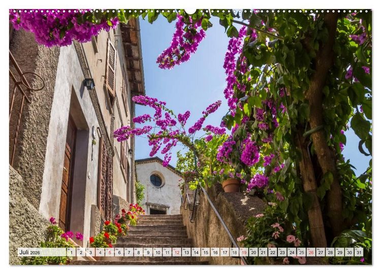 Produktbild: GARDASEE Idyllisches Limone sul Garda (hochwertiger Premium Wandkalender 2026 DIN A2 quer), Kunstdruck in Hochglanz