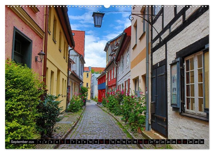 Produktbild: Stralsund, Eine Perle an der Ostsee (hochwertiger Premium Wandkalender 2026 DIN A2 quer), Kunstdruck in Hochglanz