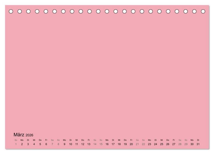Produktbild: DIY Bastel-Kalender -Warme Pastell Farben- Zum Selbstgestalten (Tischkalender 2026 DIN A5 quer), CALVENDO Monatskalender