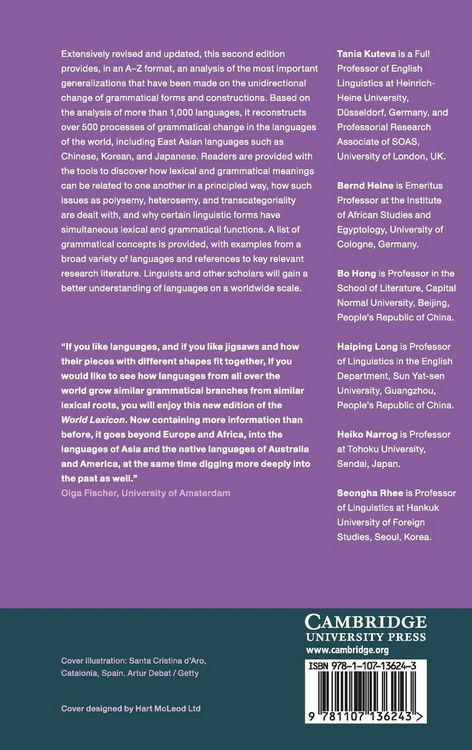 Produktbild: World Lexicon of Grammaticalization