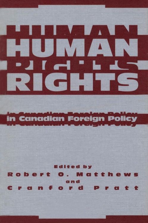 Produktbild: Human Rights in Canadian Foreign Policy