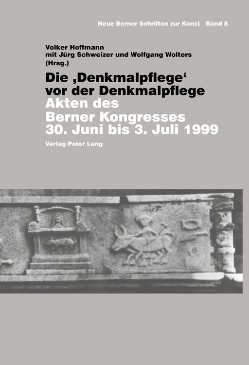 Produktbild: Die 'Denkmalpflege' vor der Denkmalpflege