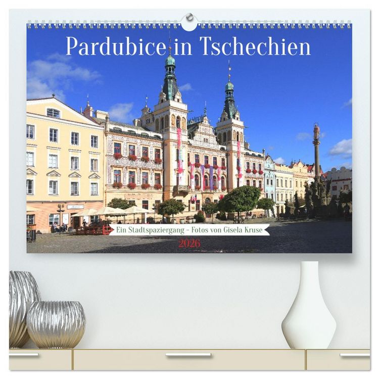 Produktbild: Pardubice in Tschechien - Ein Stadtspaziergang (hochwertiger Premium Wandkalender 2026 DIN A2 quer), Kunstdruck in Hochglanz