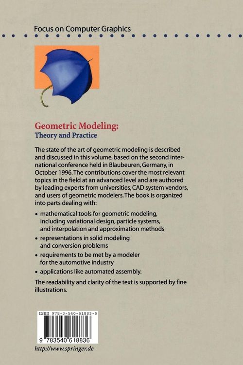 Produktbild: Geometric Modeling: Theory and Practice