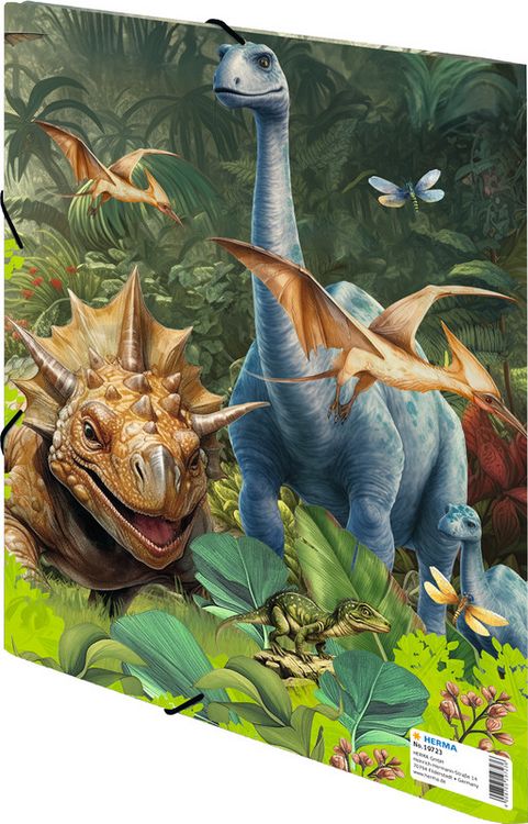 Produktbild: Gummizugmappe A4 Dino World