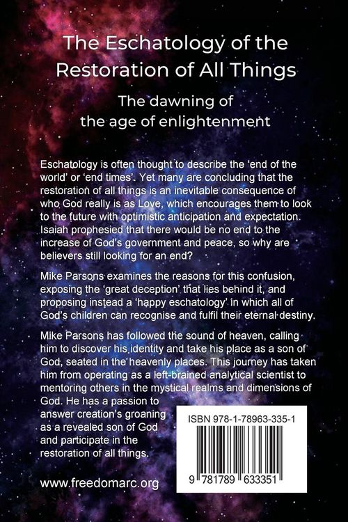 Produktbild: The Eschatology of the Restoration of All Things