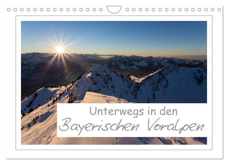 Produktbild: Unterwegs in den Bayerischen Voralpen (Wandkalender 2026 DIN A4 quer), CALVENDO Monatskalender