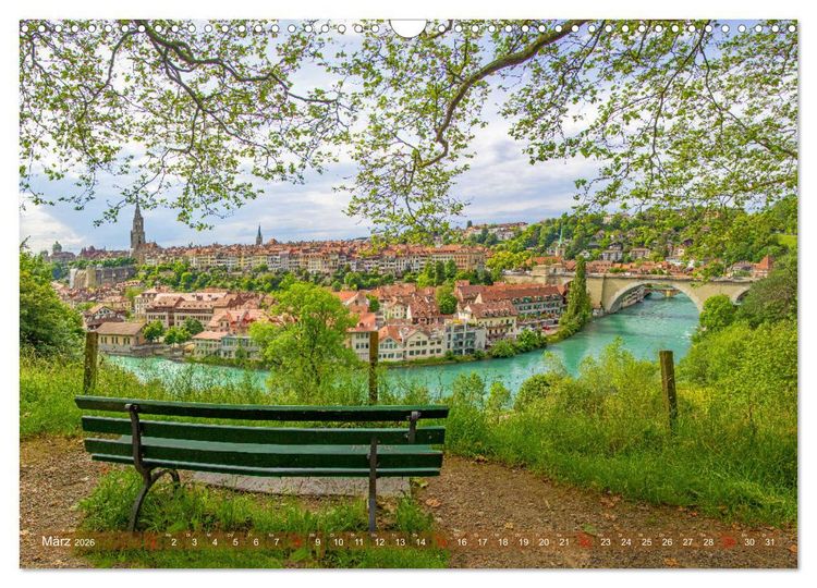 Produktbild: Gr&uuml;ezi aus der Schweiz (Wandkalender 2026 DIN A3 quer), CALVENDO Monatskalender