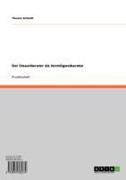 Produktbild: Der Steuerberater als Verm&ouml;gensberater