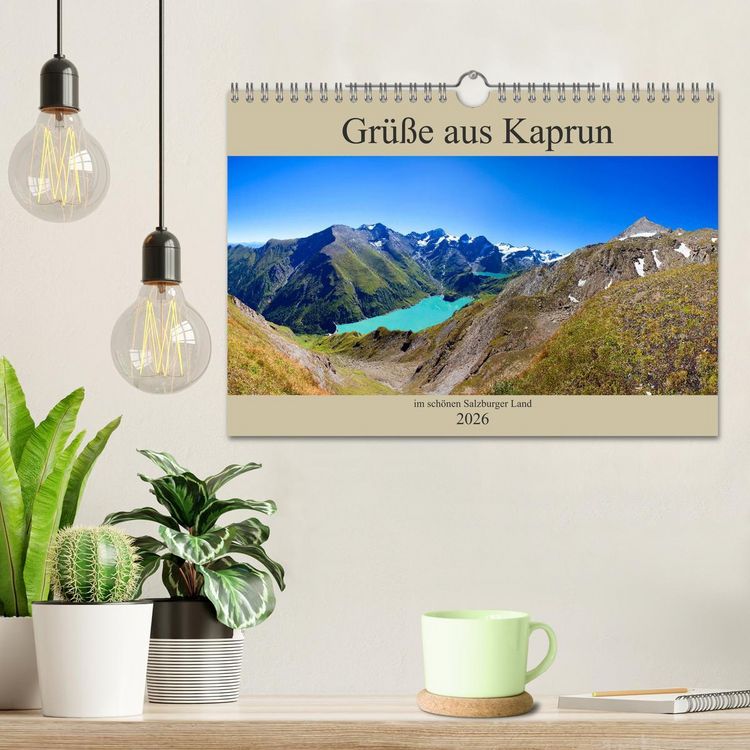 Produktbild: Gr&uuml;&szlig;e aus Kaprun (Wandkalender 2026 DIN A4 quer), CALVENDO Monatskalender