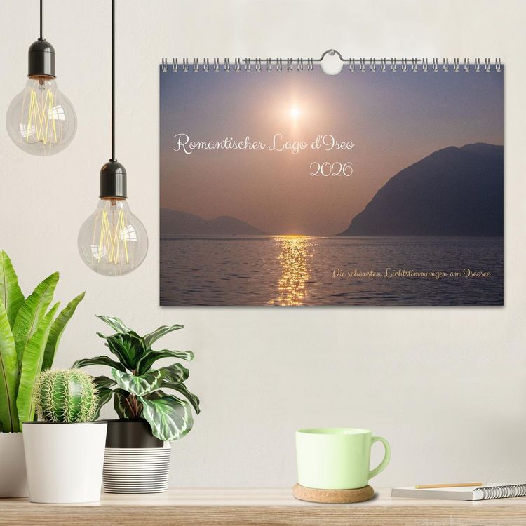 Produktbild: Romantischer Lago d'Iseo (Wandkalender 2026 DIN A4 quer), CALVENDO Monatskalender