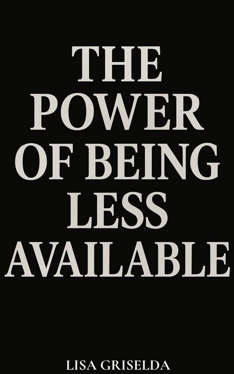 Produktbild: The Power of Being Less Available