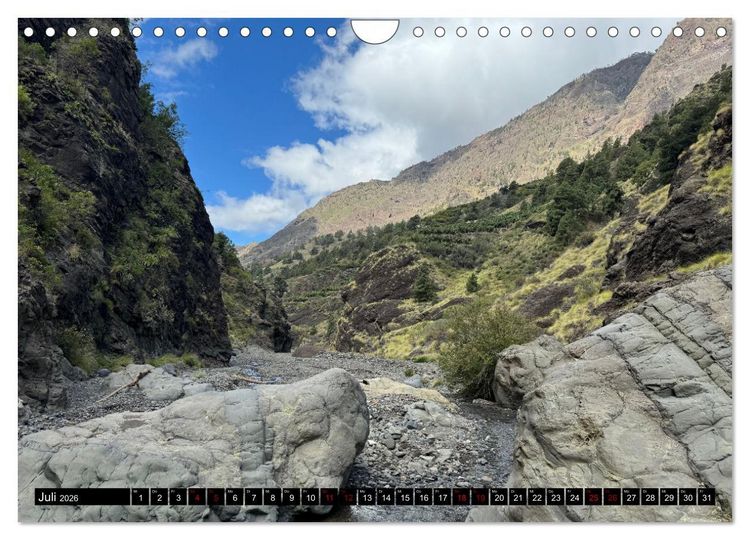 Produktbild: La Palma - Eine Reise &uuml;ber die La Isla Bonita (Wandkalender 2026 DIN A4 quer), CALVENDO Monatskalender