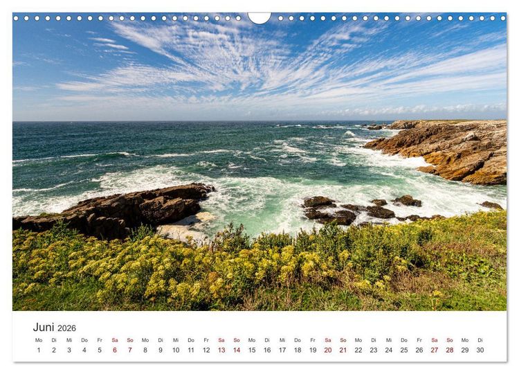 Produktbild: Die Bretagne - Traumpfade (Wandkalender 2026 DIN A3 quer), CALVENDO Monatskalender