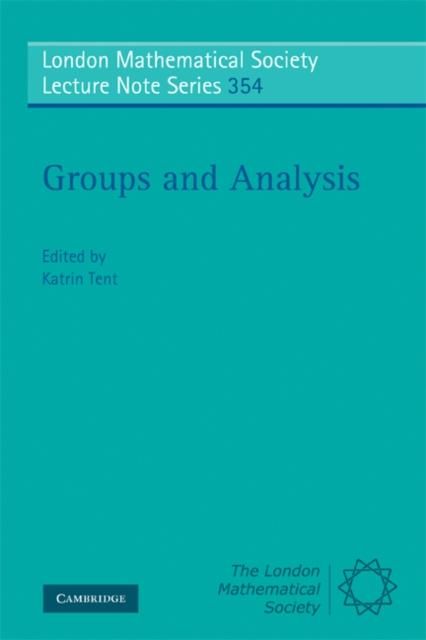 Produktbild: Groups and Analysis