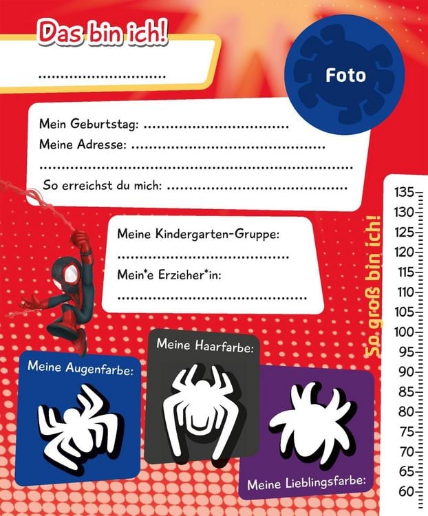 Produktbild: MARVEL Spidey und seine Super-Freunde: Mein Kindergarten Freundebuch