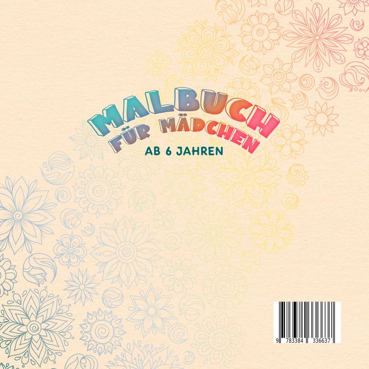 Produktbild: Malbuch f&uuml;r M&auml;dchen ab 6 Jahren