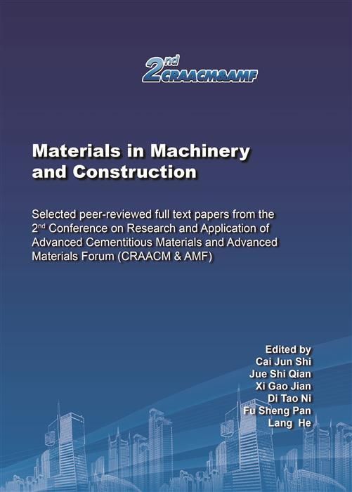 Produktbild: Materials in Machinery and Construction