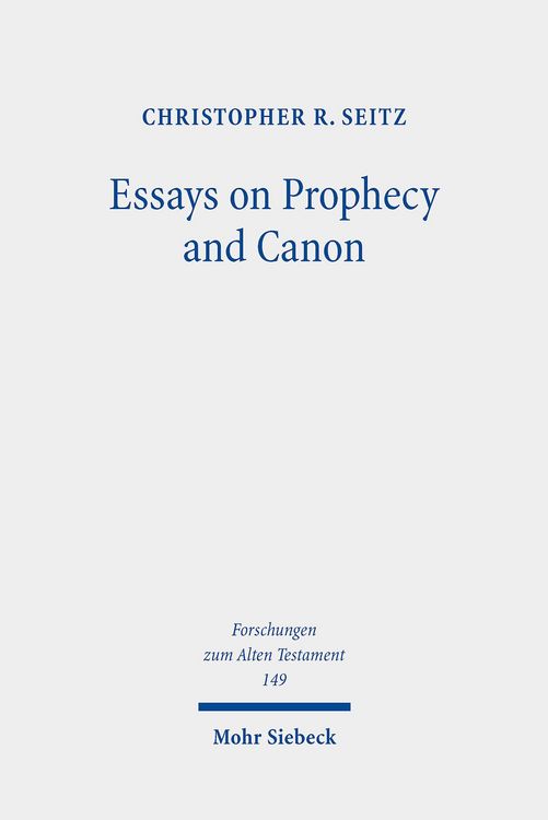 Produktbild: Essays on Prophecy and Canon