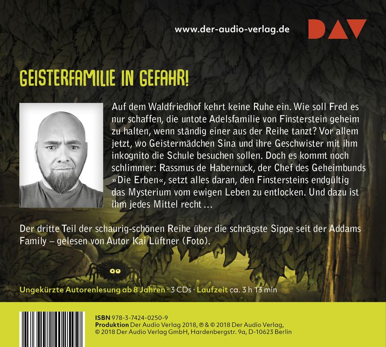 Produktbild: Die Finstersteins &ndash; Teil 3: Den Letzten bei&szlig;t das Krokodil!