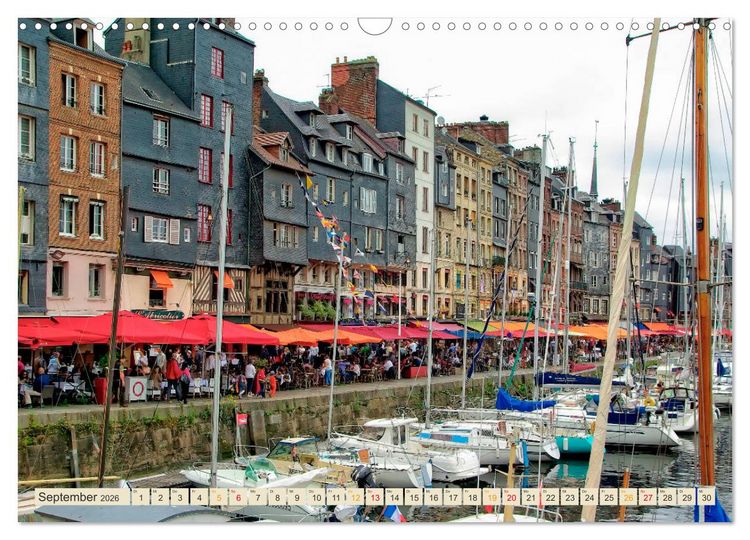 Produktbild: Honfleur - Bezauberndes Frankreich (Wandkalender 2026 DIN A3 quer), CALVENDO Monatskalender