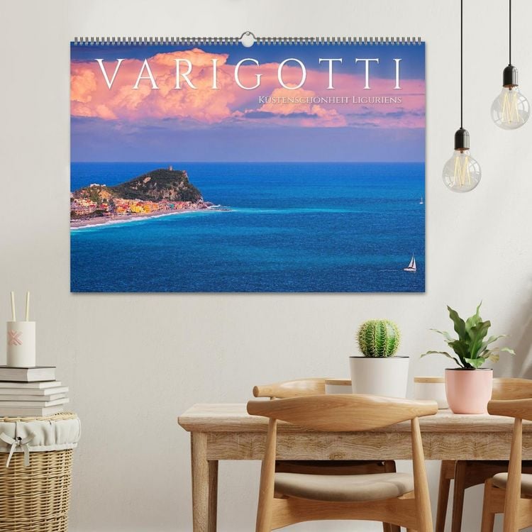 Produktbild: Varigotti - K&uuml;stensch&ouml;nheit Liguriens (Wandkalender 2026 DIN A2 quer), CALVENDO Monatskalender
