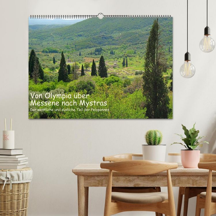 Produktbild: Von Olympia &uuml;ber Messene nach Mystras (Wandkalender 2026 DIN A2 quer), CALVENDO Monatskalender