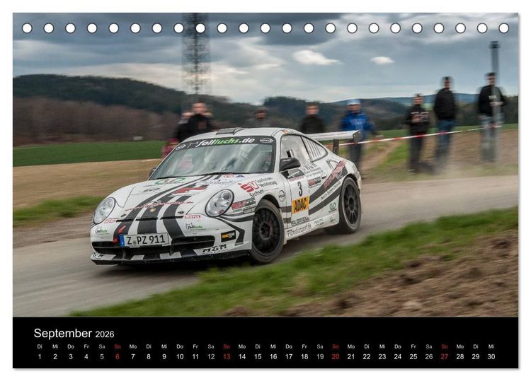 Produktbild: Schnell - Schneller - Rallye (Tischkalender 2026 DIN A5 quer), CALVENDO Monatskalender
