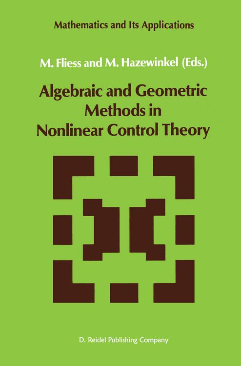 Produktbild: Algebraic and Geometric Methods in Nonlinear Control Theory