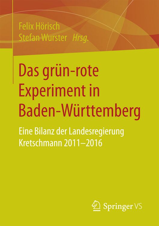 Produktbild: Das gr&uuml;n‐rote Experiment in Baden-W&uuml;rttemberg