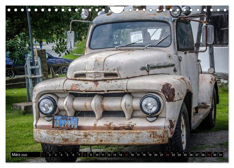Produktbild: FORD PICK-UPS F 1 - F 100 (Wandkalender 2026 DIN A4 quer), CALVENDO Monatskalender