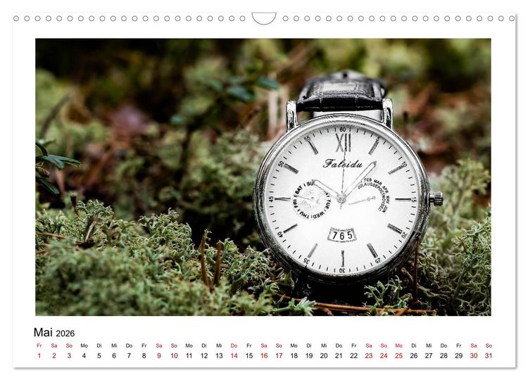 Produktbild: Uhren aus aller Welt - Die Fortsetzung (Wandkalender 2026 DIN A3 quer), CALVENDO Monatskalender