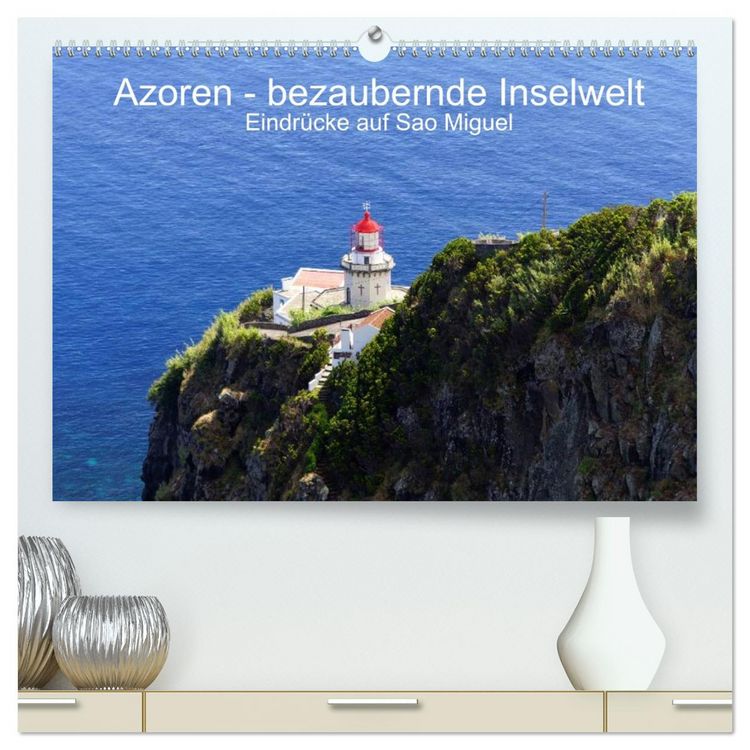 Produktbild: Azoren - bezaubernde Inselwelt. Eindr&uuml;cke auf Sao Miguel (hochwertiger Premium Wandkalender 2026 DIN A2 quer), Kunstdruck in Hochglanz
