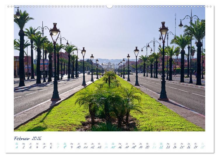 Produktbild: Marrakesch - Oase im W&uuml;stenstaub (hochwertiger Premium Wandkalender 2026 DIN A2 quer), Kunstdruck in Hochglanz