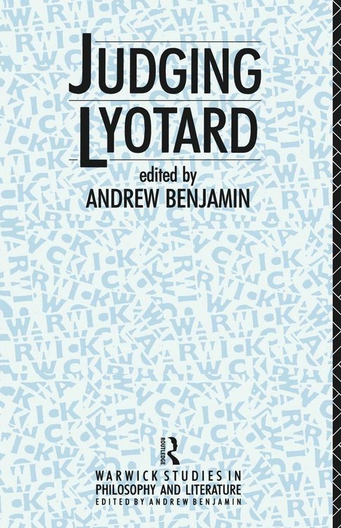 Produktbild: Judging Lyotard