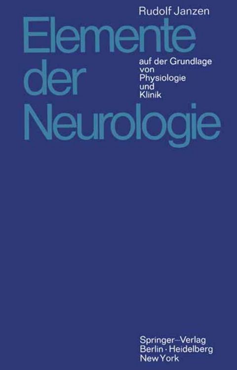 Produktbild: Elemente der Neurologie