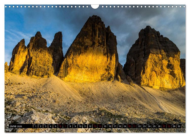 Produktbild: The Dolomites Mountains (Wall Calendar 2026 DIN A3 landscape), CALVENDO 12 Month Wall Calendar