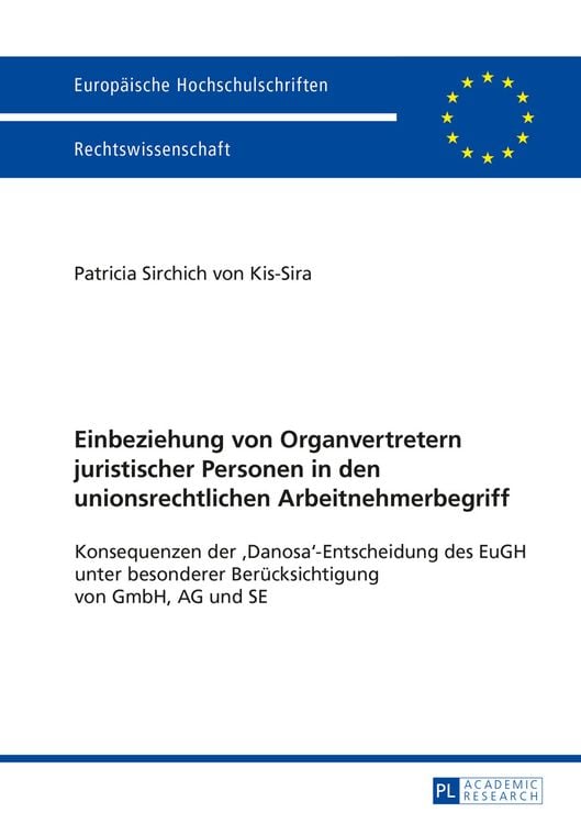 Produktbild: Einbeziehung von Organvertretern juristischer Personen in den unionsrechtlichen Arbeitnehmerbegriff