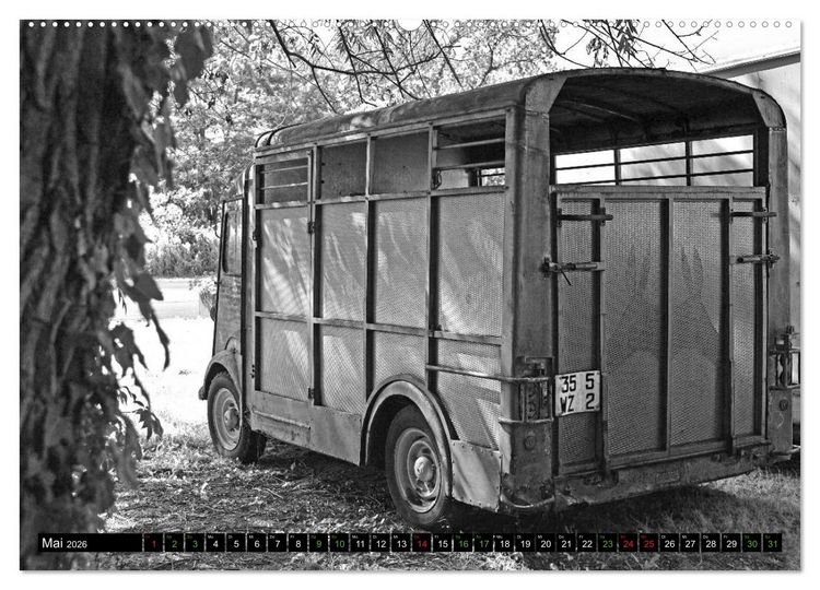 Produktbild: Citro&euml;n HY eine Legende in Schwarzwei&szlig; (Wandkalender 2026 DIN A2 quer), CALVENDO Monatskalender