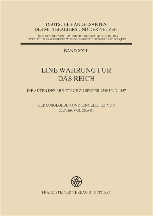 Produktbild: Eine W&auml;hrung f&uuml;r das Reich