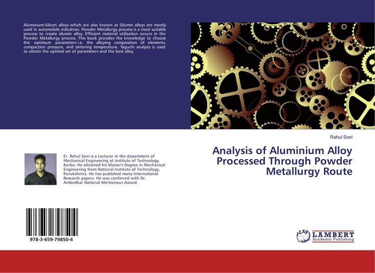 Produktbild: Analysis of Aluminium Alloy Processed Through Powder Metallurgy Route